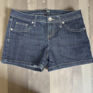 a.n.a Blue Jean Shorts with Mid-Thigh Cut Size 4